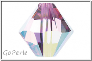 Swarovski� Bicone 5328, 4mm, 223AB2 - light rose, 2xAB, 25 Stk.
